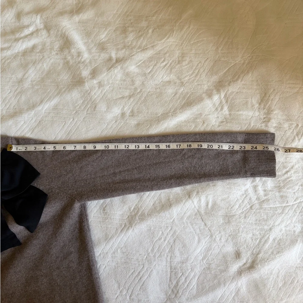 Kate Spade tan Sweater with Black Bow - Picture 8 of 8